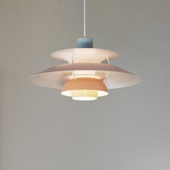 Louis Poulsen PH 5 Pastels kék/rózsaszín/barack kép