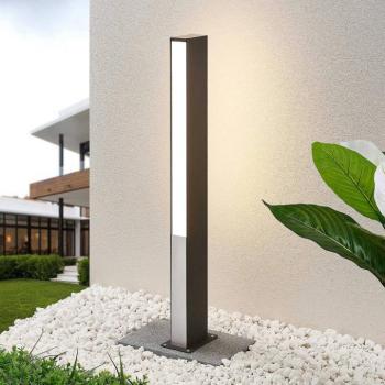 Lucande Aegisa LED-es projektorlámpa, 80 cm, antracit, fém, IP54 kép