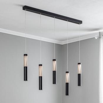 Lucande Danson LED függő lámpa, 5 izzós kép