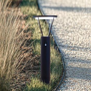 Lucande LED-es napelemes hullámlámpa Elario, 80 cm, CCT, érzékelővel kép