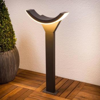 Lucande LED-es útvilágítás Fél, 60 cm, antracit, fém, IP54 kép