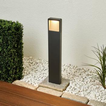Lucande LED ösvény világítás Leya, 65 cm, antracit, fém, IP54 kép
