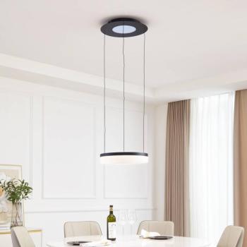 Lucande Smart LED függőfény Squillo fekete Tuya RGBW CCT kép