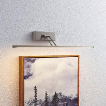 Lucande Thibaud LED kép világítás, nikkel, 51,4 cm kép