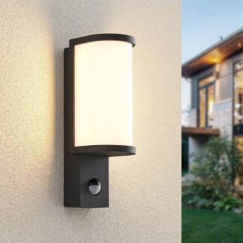 LucandeJokum LED kültéri fali lámpa, IP54,érzékelő kép