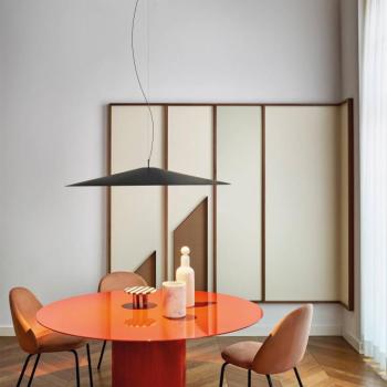 Luceplan Koinè LED-es függőlámpa 927 Ø110cm fekete kép