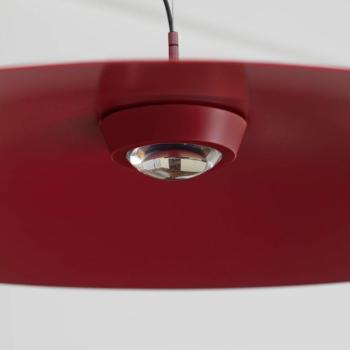 Luceplan Koinè LED-es függőlámpa 927 Ø110cm piros kép