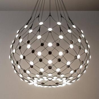 Luceplan Mesh LED függő lámpa Ø 80 cm 1 m függ. kép