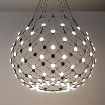 Luceplan Mesh Wireless függő lámpa Ø 80 cm 1 m kép