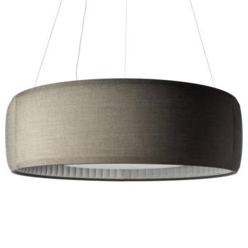 Luceplan Silenzio LED függőfény szürke Ø 150cm kép