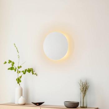 Lunia Új fali lámpa, fehér, Ø 30 cm kép