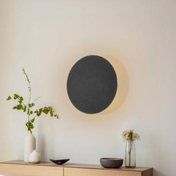 Lunia Új fali lámpa, fekete, Ø 30 cm kép