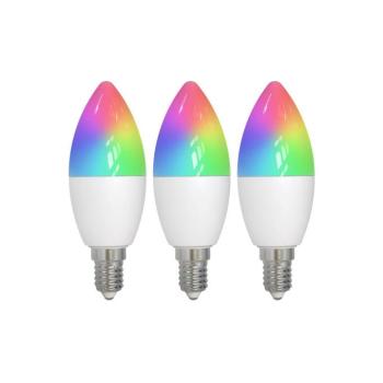 LUUMR Smart E14 4.9W CCT RGB ZigBee Tuya Hue 3 darabos LUUMR Smart E14 kép