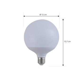 LUUMR Smart LED, E27, G125, 9W, RGB, Tuya, WLAN, matt, CCT kép