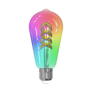 LUUMR Smart LED, E27, ST64, 4W, RGB, Tuya, WLAN, tiszta, CCT kép