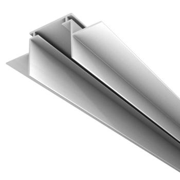 M28 LED alumínium profil, 66 mm széles tartóprofil kép
