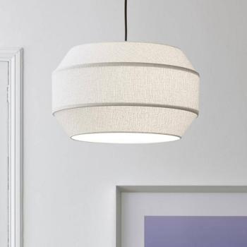 MARKET SET függő lámpa Cosiness, Ø 46 cm, fehér, szövet kép