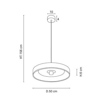 MARKET SET Portinatx függőlámpa Ø50cm terrakotta kép