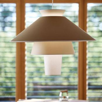 MARKET SET Ruche függőlámpa, Ø 78 cm, okkersárga kép