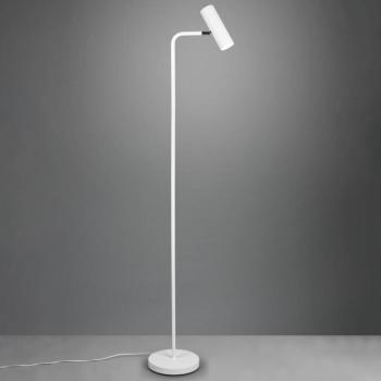 Marley állólámpa, fehér, magasság 151 cm, fém kép