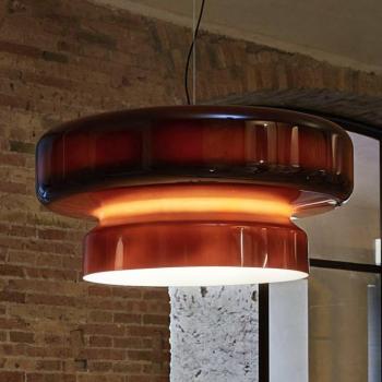 MARSET Bohemia LED függőlámpa, Triac, sárga kép