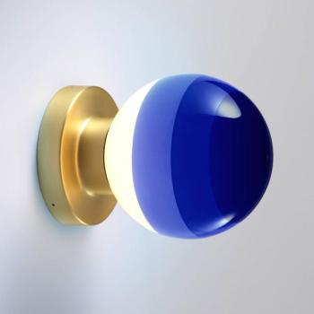 MARSET Dipping Light A2 LED fali lámpa kék/s.réz kép