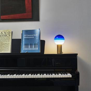 MARSET Dipping Light asztali lámpa kék/brass kép