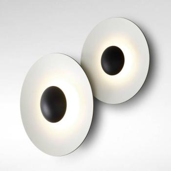 MARSET Ginger 20C LED fali lámpa Ø20cm barna/fehér kép