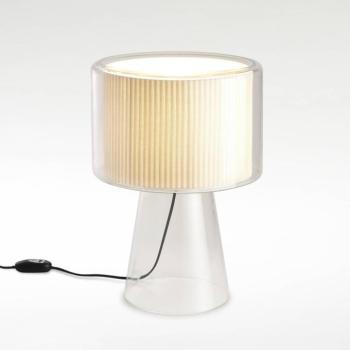 MARSET Mercer asztali lámpa, pamut, Ø 38 cm kép