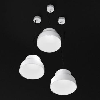 Martinelli Luce Cicala - LED-es függőlámpa, fehér színben kép