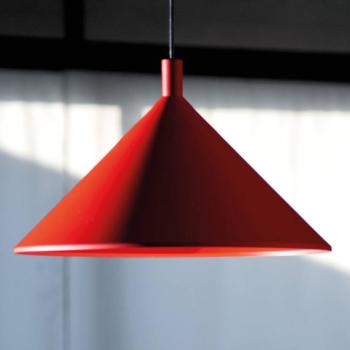 Martinelli Luce Cono függő lámpa, piros, Ø 30 cm kép