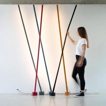 Martinelli Luce Elastica állólámpa, piros kép