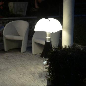 Martinelli Luce Pipistrello - fekete asztali lámpa kép