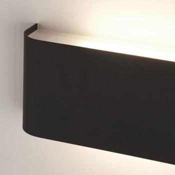 Match Box LED fali lámpa, fekete, fém, fel/le, 18 cm kép