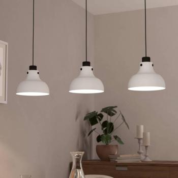 Matlock függőlámpa, 90 cm hosszú, szürke/fekete, 3 lámpás. kép