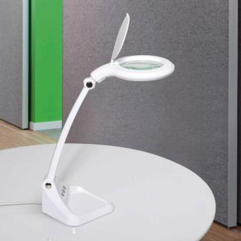 MAULiris LED-es nagyító lámpa, fényerőszabályzó, fehér színű kép