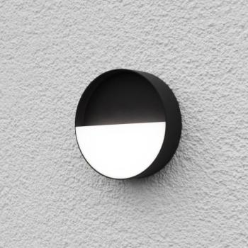 Meg LED újratölthető kültéri fali lámpa, antracit, Ø 15 cm kép