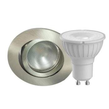 Megatron DecoclicSet LED beép. spot GU10 5W vas kép