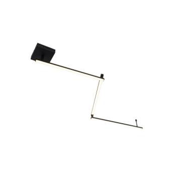 Mennyezeti lámpa fekete 150,8 cm LED-del, 3 fokozatú dimmerrel, állítható - Annuschka kép