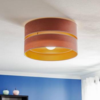 Mennyezeti lámpa Golden Duo Ø 40cm világos rózsaszín/arany kép