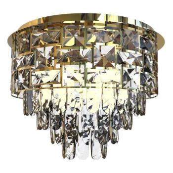  Mennyezeti lámpa LUXURIA 9xE14/40W/230V átm. 48 cm arany  kép