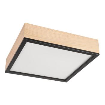  Mennyezeti lámpa NATURAL SQUARE 4xE27/15W/230V 39x39 cm fenyő/fekete  kép