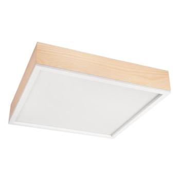  Mennyezeti lámpa NATURAL SQUARE 4xE27/15W/230V 48x48 cm fenyő/fehér  kép