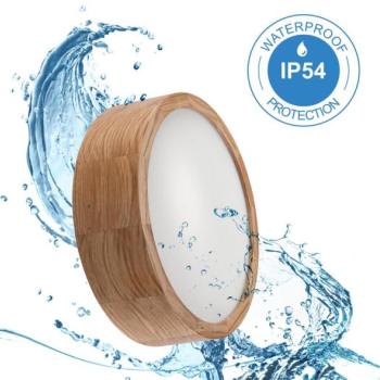  Mennyezeti lámpa OAK 2xE27/15W/230V IP54 tölgy ø 27 cm  kép