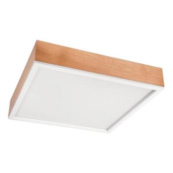  Mennyezeti lámpa OAK SQUARE 4xE27/15W/230V 48x48 cm tölgy/fehér  kép