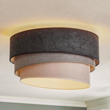 Mennyezeti lámpa Pastell Trio Ø 45 cm, 3 szürke árnyalatban kép