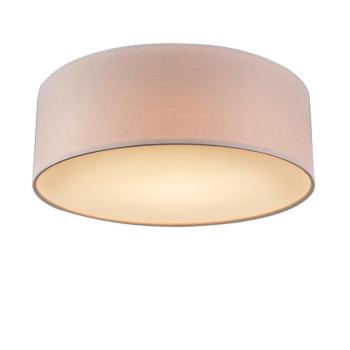 Mennyezeti lámpa rózsaszín 30 cm beépített LED-del - Drum LED kép