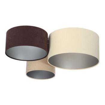  Mennyezeti lámpa SPACE 3xE27/60W/230V krém/barna/bézs  kép