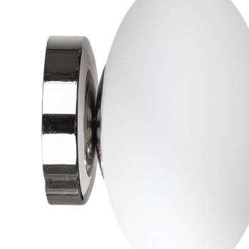 Mennyezeti lámpa Ufo, króm/fehér, Ø 18 cm, üveg, G9 kép