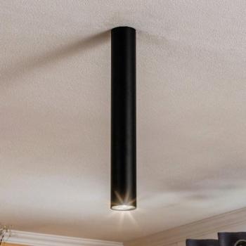 Mennyezeti spotlámpa Eye, magasság 40 cm, fekete kép